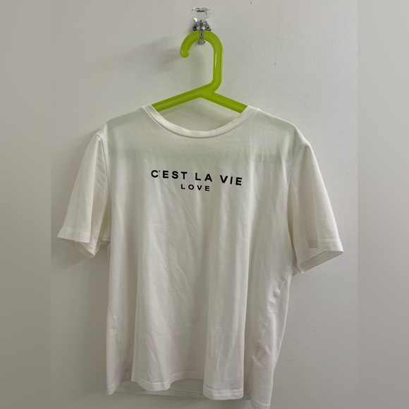 “C’est La Vie Love” white shirt - Picture 1 of 1